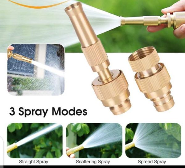 3 Spray Modes – Adjustable Garden Spray Gun Lawn Plant Irrigation High Pressure Water