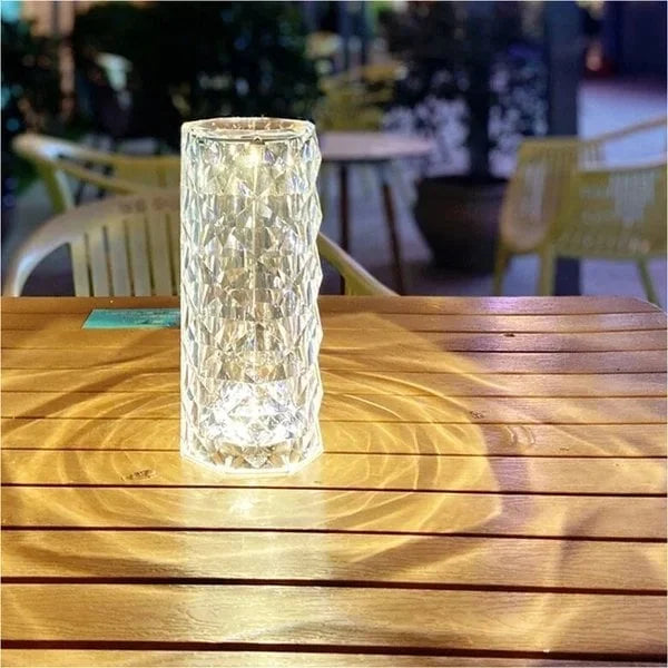 LED Crystal Lamp Rose Table Lamp